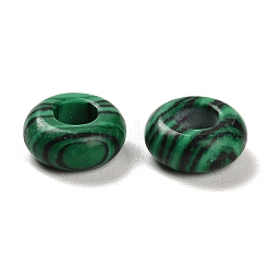 Синтетический малахит европейский бисер G-R488-02K