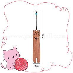4 шт. деревянные закладки 4-х стилей AJEW-DR0001-35