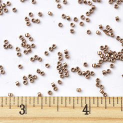 MIYUKIデリカビーズ  シリンダー  日本製シードビーズ  11/0  （db0040)銅板  1.3x1.6mm  穴：0.8mm  約2000PCS /ボトル  10 G /ボトル&nbsp;SEED-JP0008-DB0040