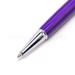 アルミボールペン  柔粘性結晶と空のペンホルダー付き  互換性のある書き込み用  学校事務用品ギフト  パープル  145~148x12x9.5mm&nbsp;AJEW-WH0260-09F