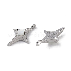 Латунные подвески из ракушек KK-G497-09P