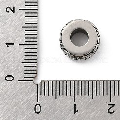 Европейские бусины из хирургической нержавеющей стали 316 STAS-S173-32AS