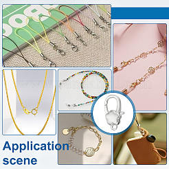 6 шт. латунные застежки-лобстеры&nbsp;KK-FG0001-30P