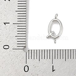 Breloques de connecteur de lettre en acier inoxydable 304&nbsp;LS-STAS-M108-01P-17