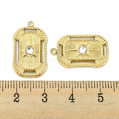 Подвески из нержавеющей стали 304 со стразами STAS-P356-40G