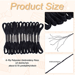 Полиэстеровые нитки для вышивки крестом SENE-CY0001-07C-02