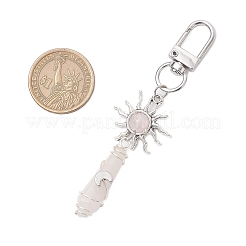 Подвеска-пуля из натурального розового кварца&nbsp;HJEW-JM03104-05