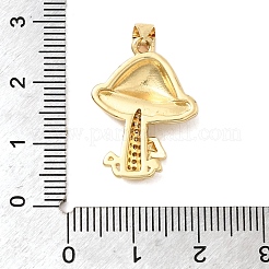 Латунные микро проложить кубического циркония подвески&nbsp;KK-A266-41C-G