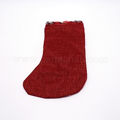 Санта-Клаус ткань висит рождественский чулок&nbsp;LS-HJEW-SZC0004-17