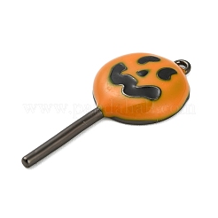 Подвески из латуни и эмали на Хэллоуин&nbsp;KK-F915-01E-B