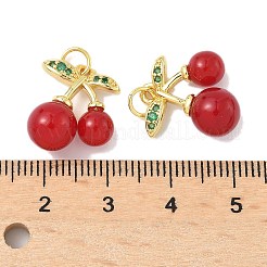 Латунные микро проложить кубического циркония подвески&nbsp;KK-I355-08G