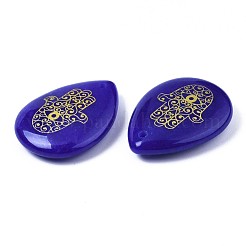 Pendentifs en jade blanc naturel&nbsp;G-T122-73F