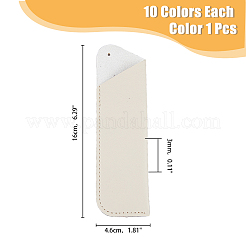 10 шт. 10-х цветные подставки для перьевых ручек из искусственной кожи FIND-FH0006-38