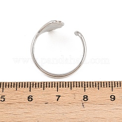 Открытые кольца манжеты из нержавеющей стали 304&nbsp;RJEW-Z125-04P-01