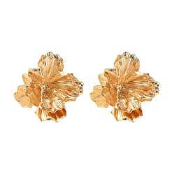 Железные серьги-гвоздики для женщин&nbsp;LS-EJEW-U063-02A-G