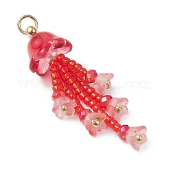 Стеклянные подвески из бисера&nbsp;PALLOY-MZ01230-04