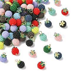 100шт прорезиненные подвески из абс-пластика&nbsp;KY-CJ0002-14