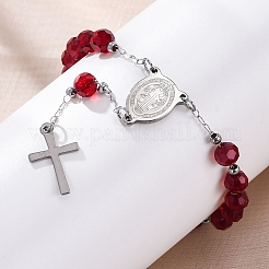 Браслеты из звеньевой цепи из нержавеющей стали 304&nbsp;BJEW-A032-07P-02