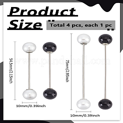 2 комплект брошей безопасности 2 цветов&nbsp;JEWB-LP0001-11