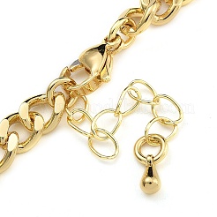 Латунные микро-паве кубические цирконии леопардовый кулон витая цепь ожерелья NJEW-K385-01C-01