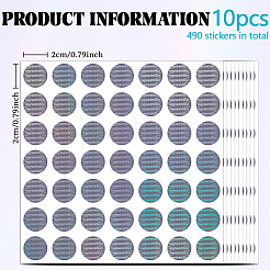 Водонепроницаемая самоклеящаяся лазерная наклейка для домашних животных STIC-WH0028-010