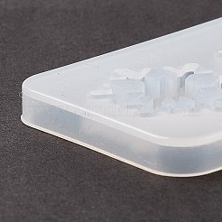 Рождественская тема diy Снежинка кулон силиконовые Молды DIY-F114-33