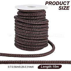 Плетеный шнур из искусственной кожи OCOR-WH0101-27