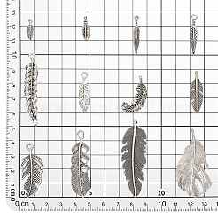 72 шт. Подвески из сплава в тибетском стиле&nbsp;TIBEP-PH0001-58