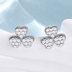 Clous d'oreilles en laiton&nbsp;EJEW-D288-11P