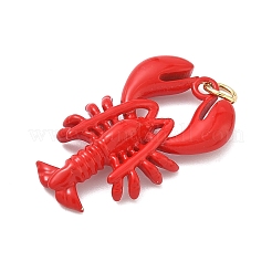 Латунь эмаль подвески&nbsp;KK-G555-20G-02