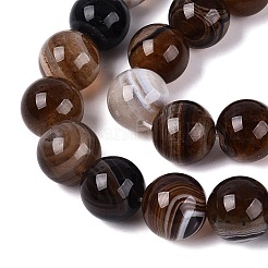 Agate à rayures naturelles/perles d'agate à bandes&nbsp;G-Q606-42B-D01