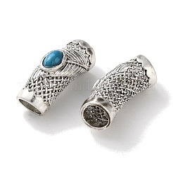 Тибетский стиль латунные бусины&nbsp;KK-M284-03AS