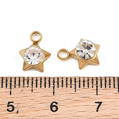 201 pendenti in strass in acciaio inossidabile&nbsp;RB-CBABFDA-13G-01