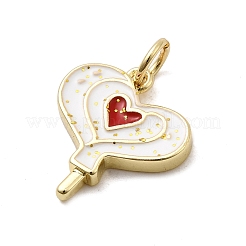 Латунь эмаль подвески&nbsp;KK-P338-32G-01