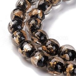 Ручной золотой песок бусины бисер нитей&nbsp;LAMP-C010-01B