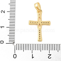 Латунные микро проложить кубического циркония подвески KK-U056-51G