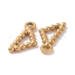 Pendentifs en acier inoxydable 304 avec placage ionique (IP)&nbsp;STAS-C059-06G