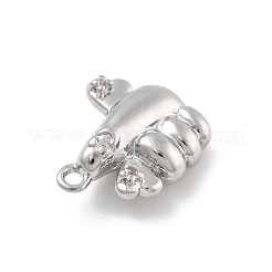 Латунные микро проложить кубического циркония подвески&nbsp;KK-D283-20P