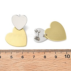 Латунные болтающиеся серьги EJEW-S262-02GP