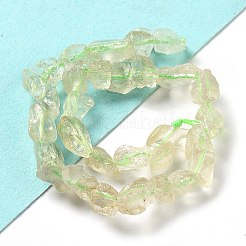 Необработанные грубые нити натуральных топазовых бусин G-P528-B02-01