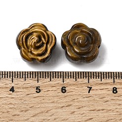 Резные бусины из натурального тигрового глаза G-L636-C05-01