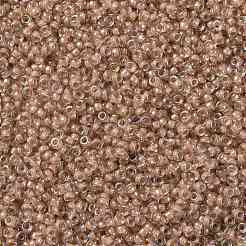 MIYUKIラウンドロカイユビーズ  日本製シードビーズ  15/0  （rr3734)  1.5mm  穴：0.7mm  約5555個/10g&nbsp;X-SEED-G009-RR3734