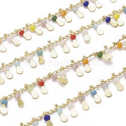 3.28 фут ручной работы из бисера цепочки из стекла X-CHC-E020-01G