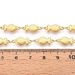 Латунные цепочки с рыбками в морском стиле&nbsp;CHC-T017-01F