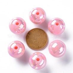 Непрозрачные акриловые бусины MACR-S370-D16mm-A01