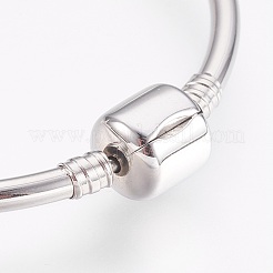 Изготовление браслетов в европейском стиле из нержавеющей стали марки 304 BJEW-I267-001C