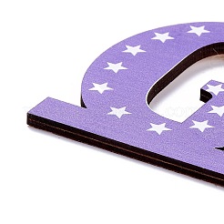 Доска плотности деревянная стена украшение дверная табличка подвески&nbsp;HJEW-C004-20