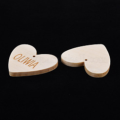 Деревянные большие подвески WOOD-S055-45B