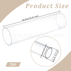 Tubo acrilico trasparente tubo tondo rigido&nbsp;AJEW-WH0324-76E