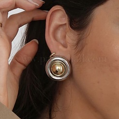 Pendientes de botón de acero inoxidable 304&nbsp;WG128D7-03
